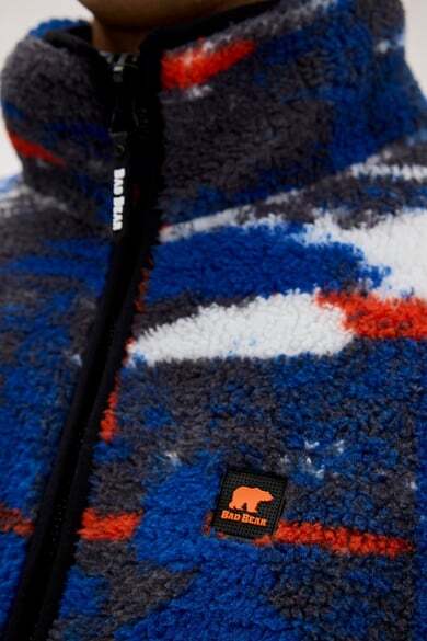 Bad Bear Vernon Full Zip Plush Antrasit Erkek Sweatshirt - 3