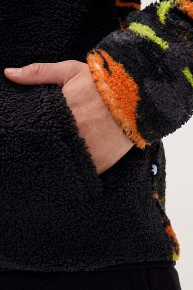 Bad Bear Vernon Full Zip Plush Siyah Erkek Sweatshirt - 3