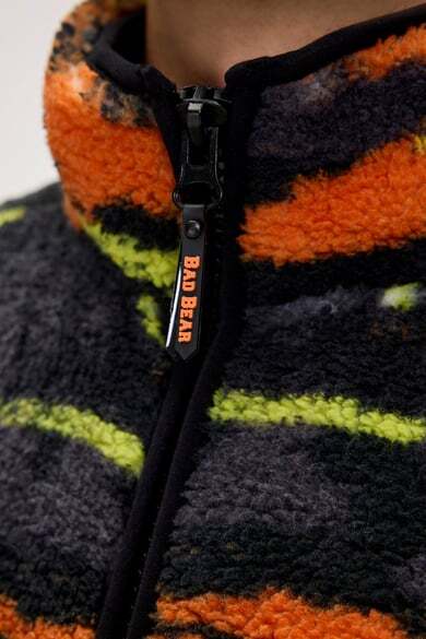 Bad Bear Vernon Full Zip Plush Siyah Erkek Sweatshirt - 4