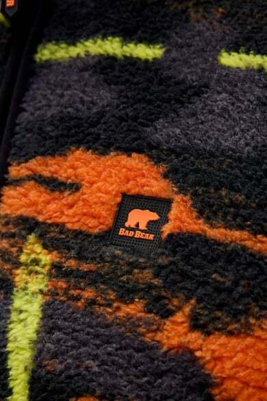 Bad Bear Vernon Full Zip Plush Siyah Erkek Sweatshirt - 5