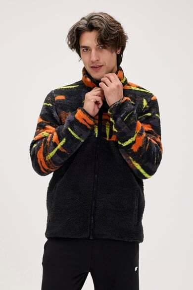 Bad Bear Vernon Full Zip Plush Siyah Erkek Sweatshirt - 6