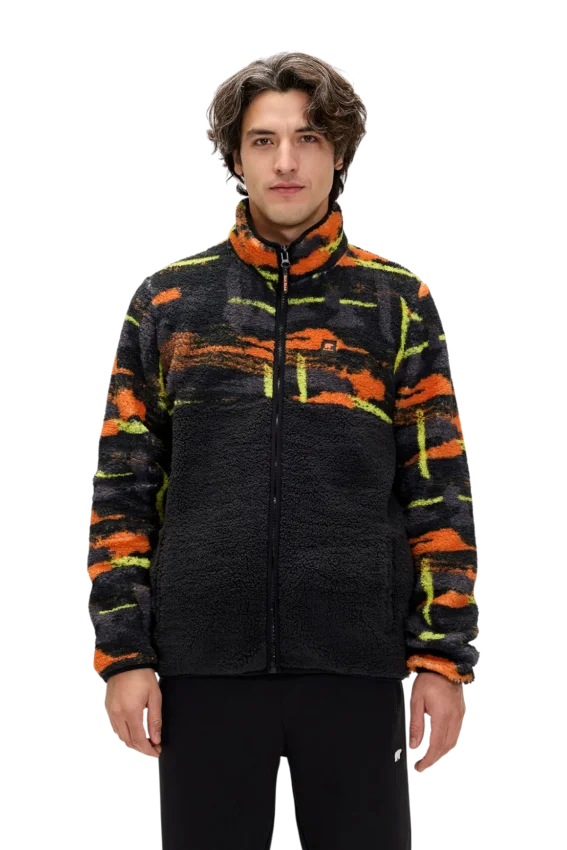 Bad Bear Vernon Full Zip Plush Siyah Erkek Sweatshirt - 1