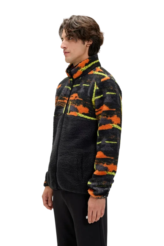 Bad Bear Vernon Full Zip Plush Siyah Erkek Sweatshirt - 2