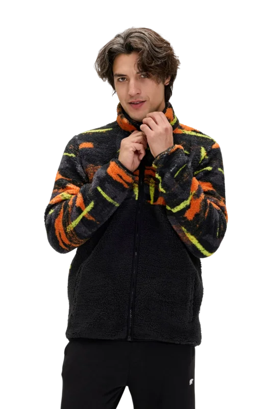 Bad Bear Vernon Full Zip Plush Siyah Erkek Sweatshirt - 3