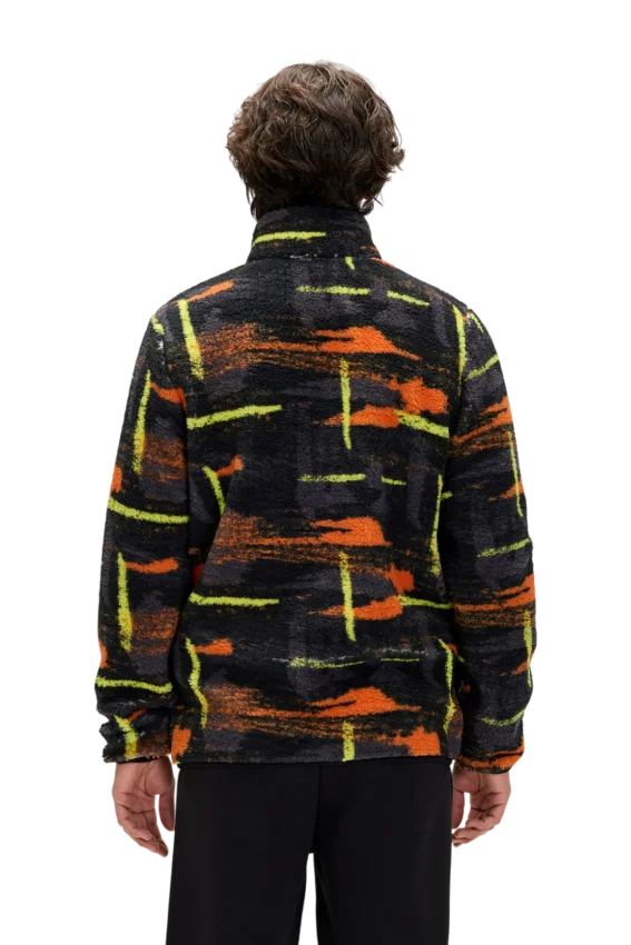 Bad Bear Vernon Full Zip Plush Siyah Erkek Sweatshirt - 4