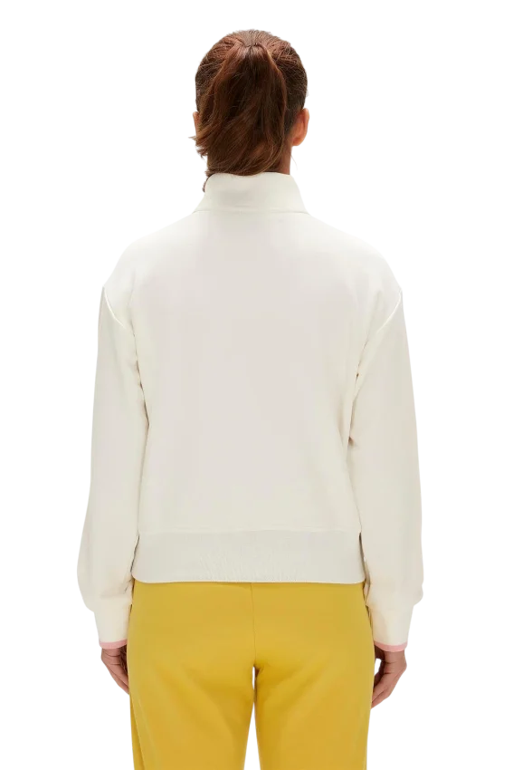 Bad Bear Zoe Half-Zip Beyaz Kadın Sweatshirt - 2