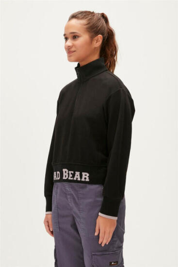 Bad Bear ZOE HALF-ZIP SWEATSHIRT LACİVERT Kadın Sweatshirt - 4