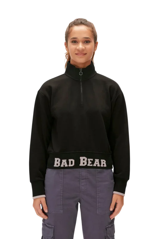Bad Bear Zoe Half-Zip Lacivert Kadın Sweatshirt - 1