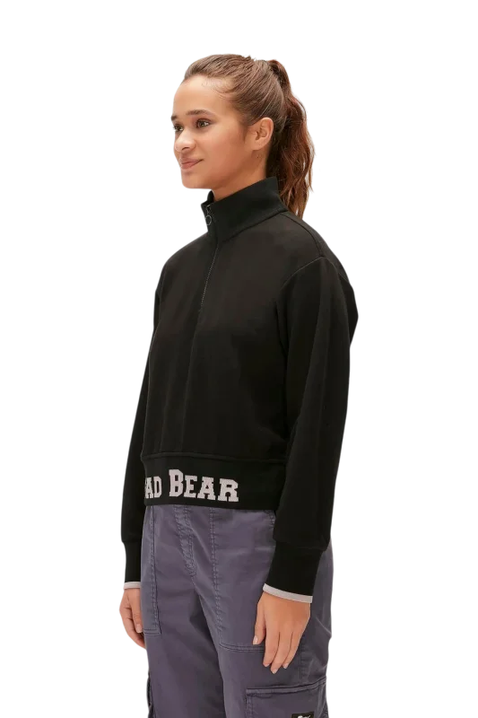 Bad Bear Zoe Half-Zip Lacivert Kadın Sweatshirt - 4