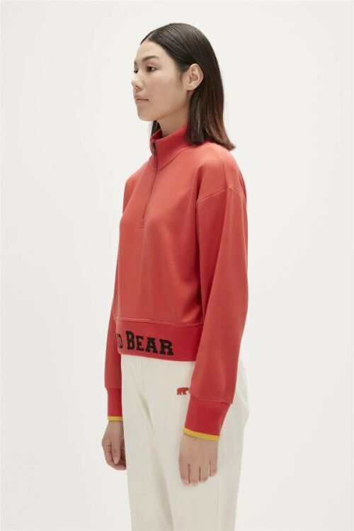 Bad Bear ZOE HALF-ZIP SWEATSHIRT Turuncu Kadın Sweatshirt - Bad Bear (1)