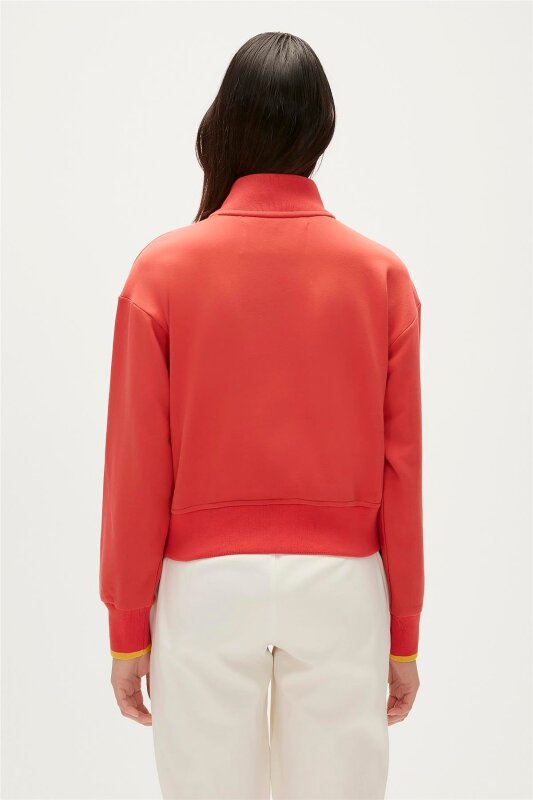 Bad Bear Zoe Half-Zip Turuncu Kadın Sweatshirt - 3