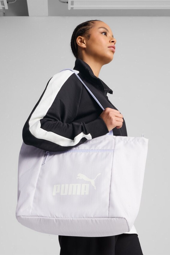 Puma Base Shopper Mor Kadın Omuz Çantası - 6