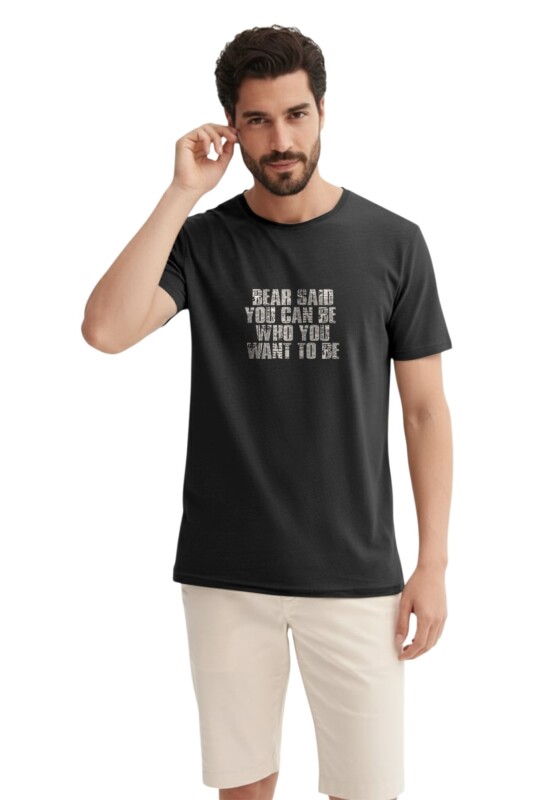 Bad Bear Bear Said Siyah Erkek Tshirt - Bad Bear