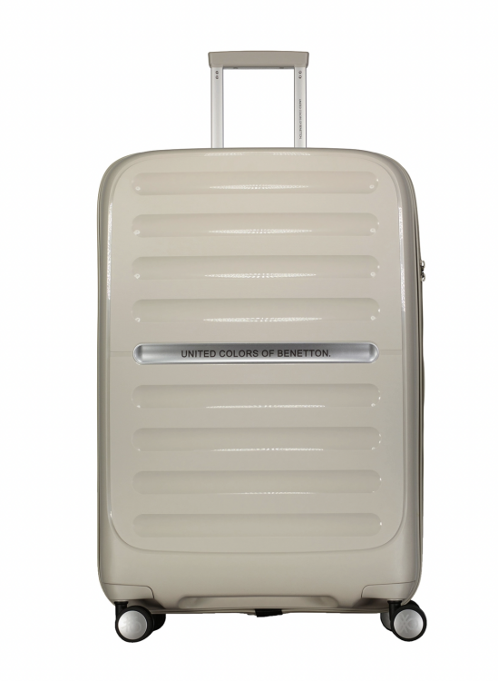 Benetton Trolley 50 CM Bej Unisex Valiz 