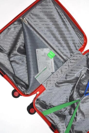 Benetton TROLLEY 50 CM KIRMIZI Unisex Valiz - 6