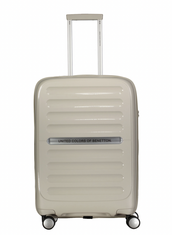 Benetton Trolley 60 CM Bej Unisex Valiz 