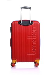 Benetton TROLLEY 60 CM KIRMIZI Unisex Valiz - 3