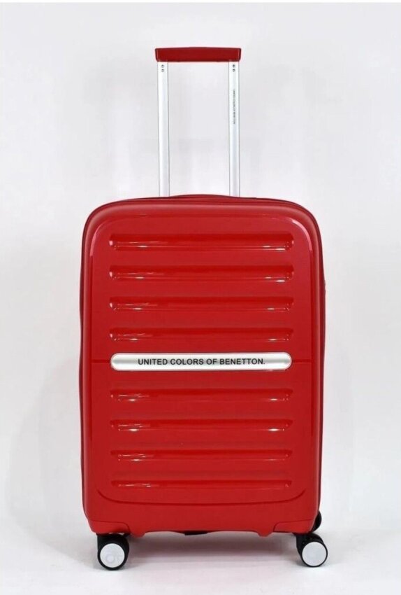 Benetton TROLLEY 60 CM KIRMIZI Unisex Valiz - 1