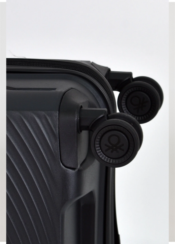 Benetton TROLLEY 60 CM SİYAH Unisex Valiz - 5