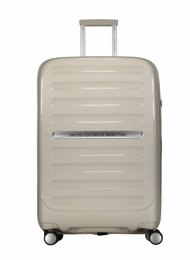 Benetton Trolley 70 CM Bej Unisex Valiz - 1