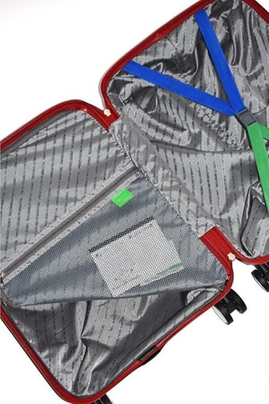 Benetton TROLLEY 70 CM KIRMIZI Unisex Valiz - 5