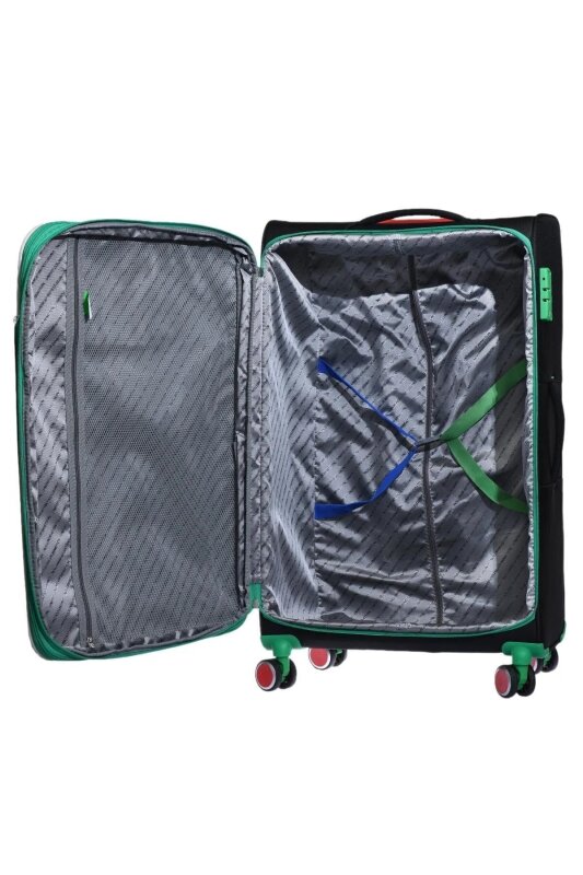 Benetton TROLLEY 70 CM SİYAH Unisex Valiz - 4