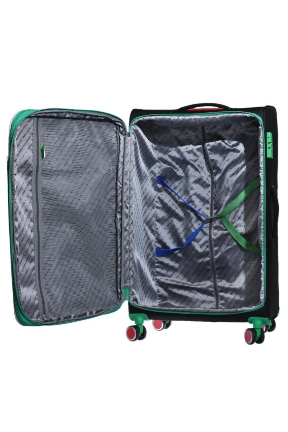 Benetton TROLLEY 70 CM SİYAH Unisex Valiz - 4