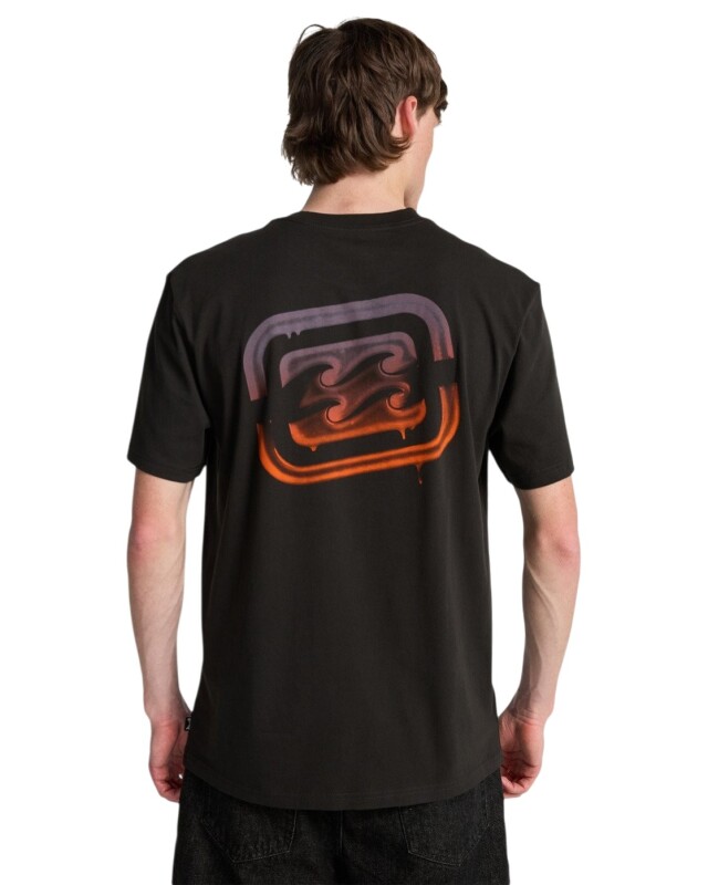 Billabong Crayon Wave SS Siyah Erkek Tshirt - 3