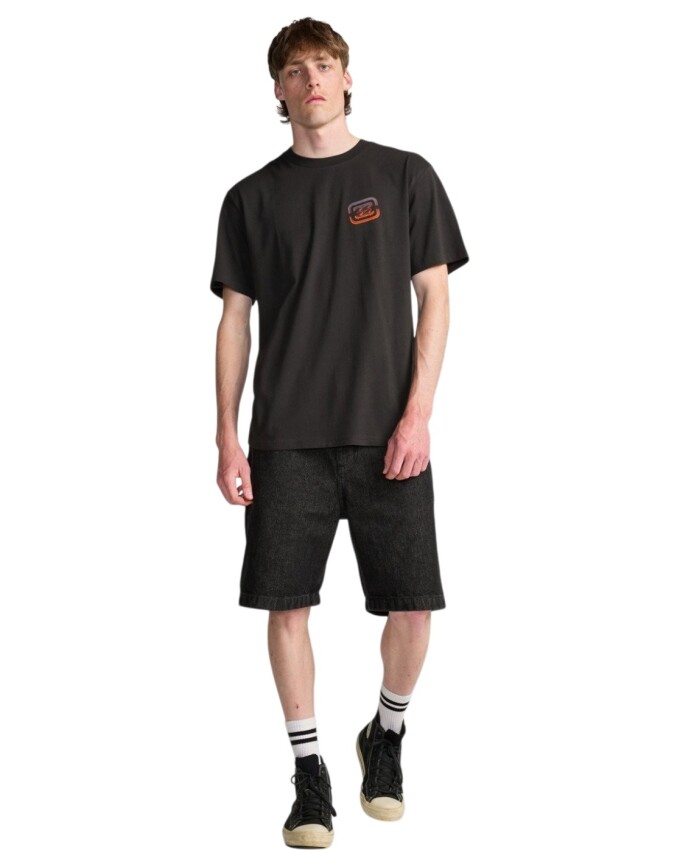 Billabong Crayon Wave SS Siyah Erkek Tshirt - 4