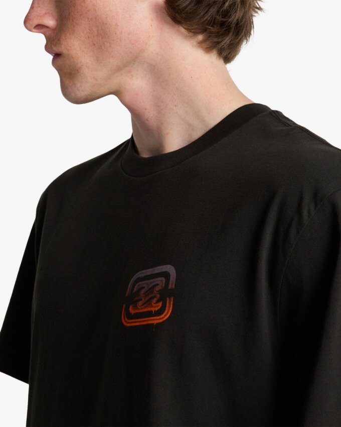 Billabong Crayon Wave SS Siyah Erkek Tshirt - 5