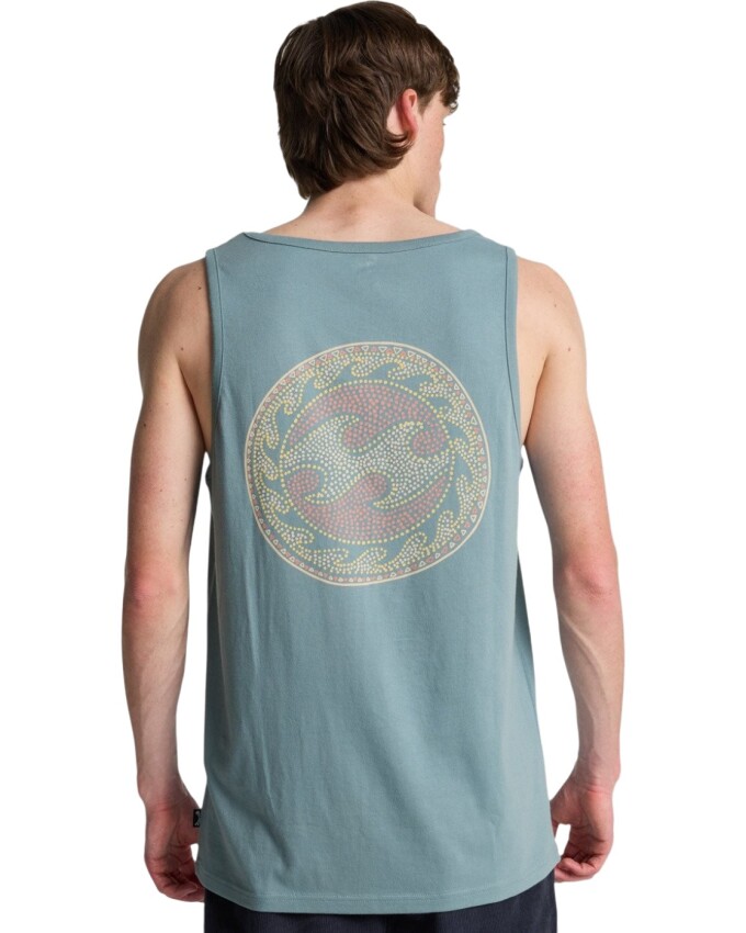 Billabong Crayon Wave TK Mavi Erkek Tshirt - 3