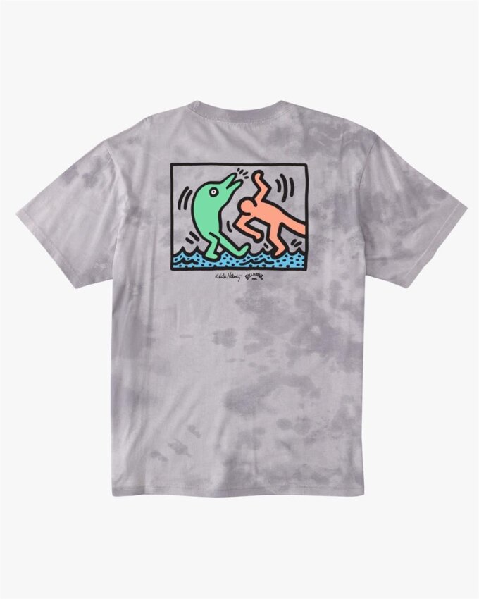 Billabong DOLPHIN DANCE SS Gri Erkek Tshirt - 4