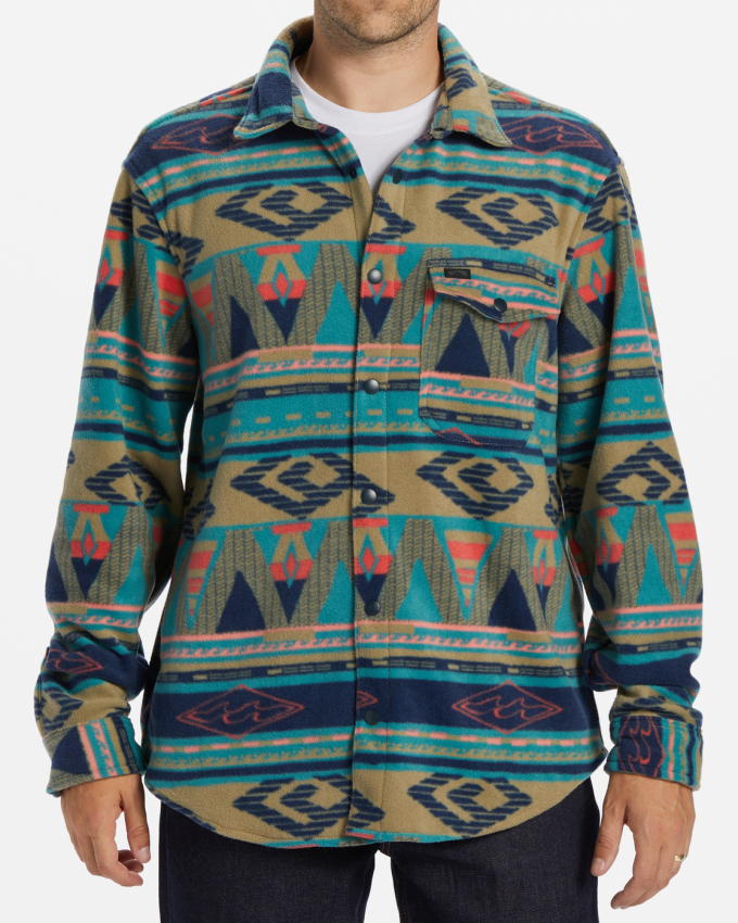 Billabong FURNACE FLANNEL Yeşil Erkek Gömlek - 1