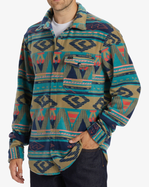 Billabong FURNACE FLANNEL Yeşil Erkek Gömlek - 2