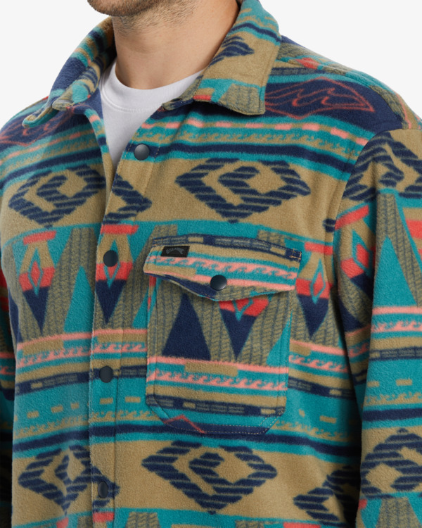 Billabong FURNACE FLANNEL Yeşil Erkek Gömlek - 4