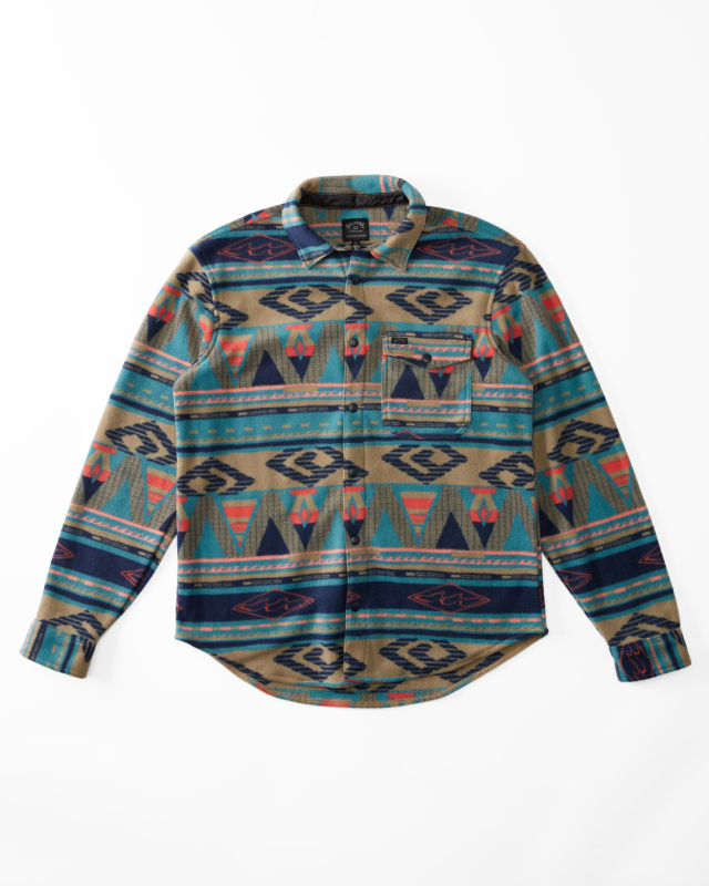Billabong FURNACE FLANNEL Yeşil Erkek Gömlek - 5