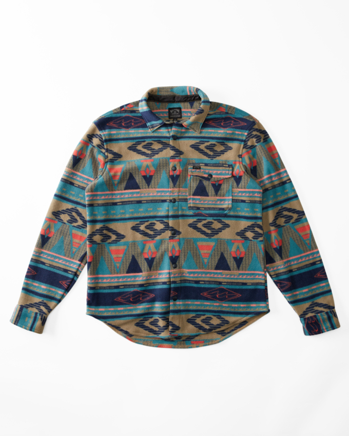Billabong FURNACE FLANNEL Yeşil Erkek Gömlek - 5
