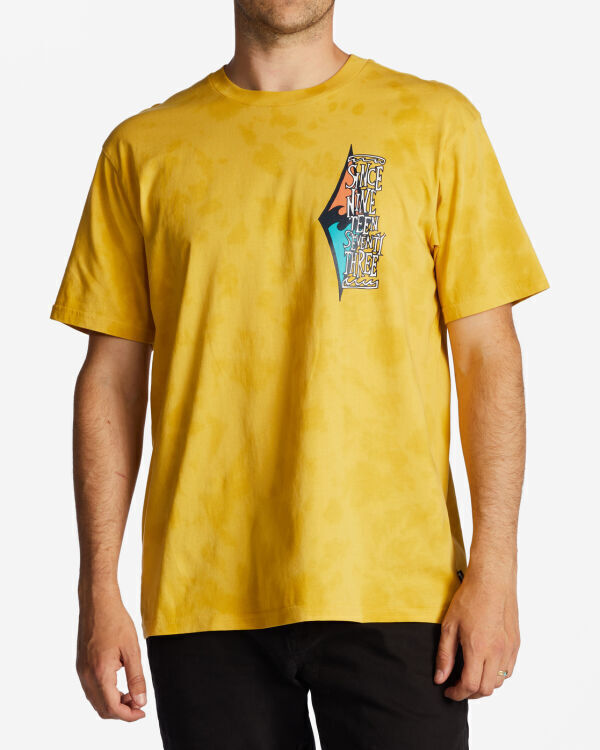 Billabong L.O.T.R. SS TD SARI Erkek Tshirt - 1
