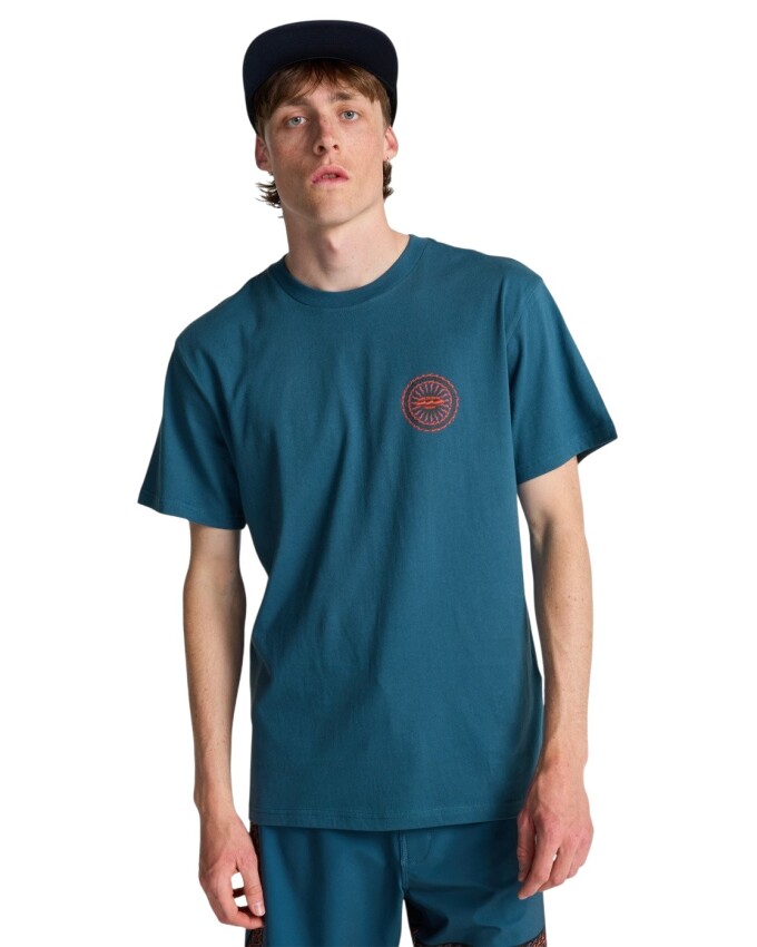 Billabong RE Issue SS Mavi Erkek Tshirt - 1