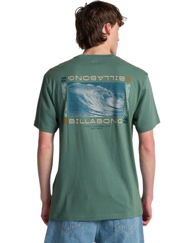 Billabong Secret Spot SS Yeşil Erkek Tshirt - 2