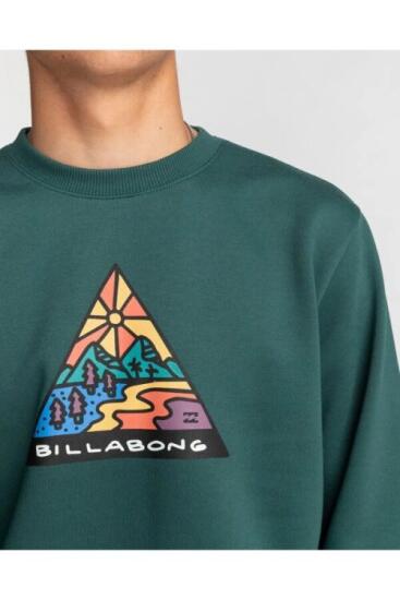 Billabong SHINE CR Yeşil Erkek Sweatshirt - 3