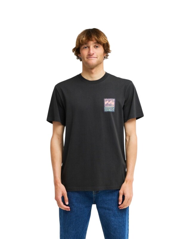 Billabong Stamp SS Siyah Erkek Tshirt - 1
