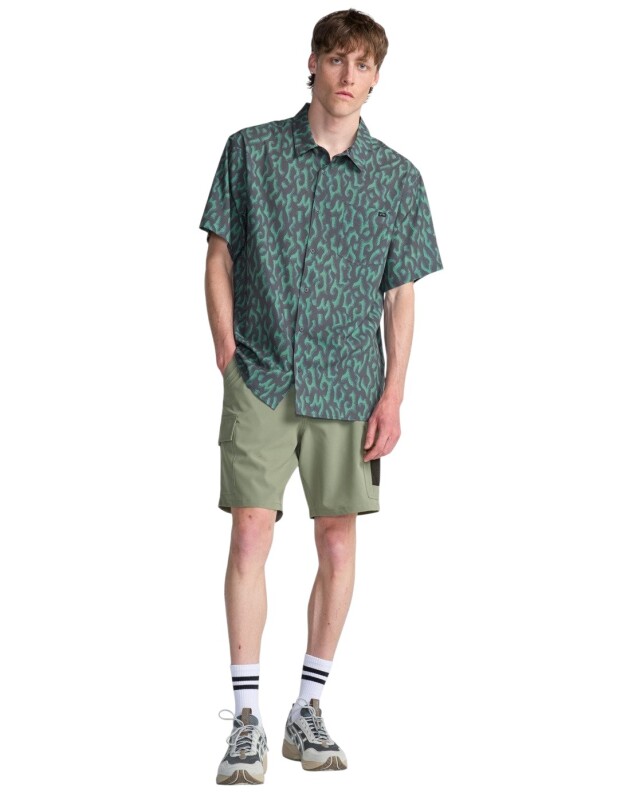 Billabong Surftrek Perf SS Gri Erkek Gömlek - 4