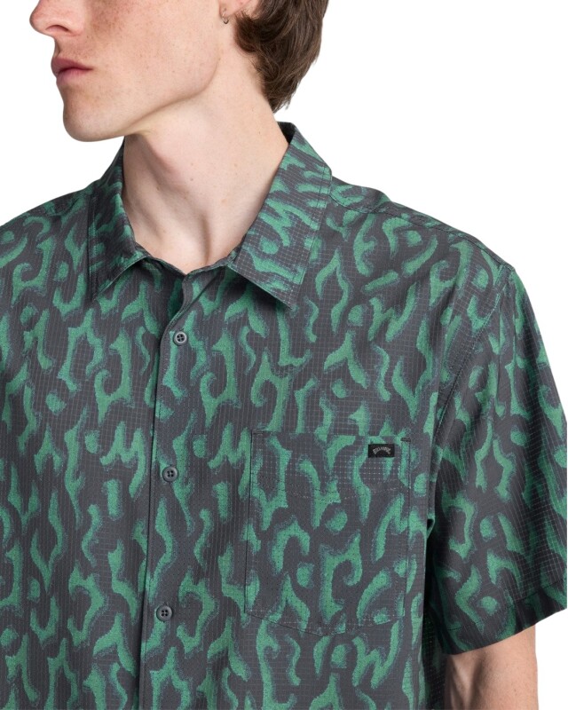 Billabong Surftrek Perf SS Gri Erkek Gömlek - 5