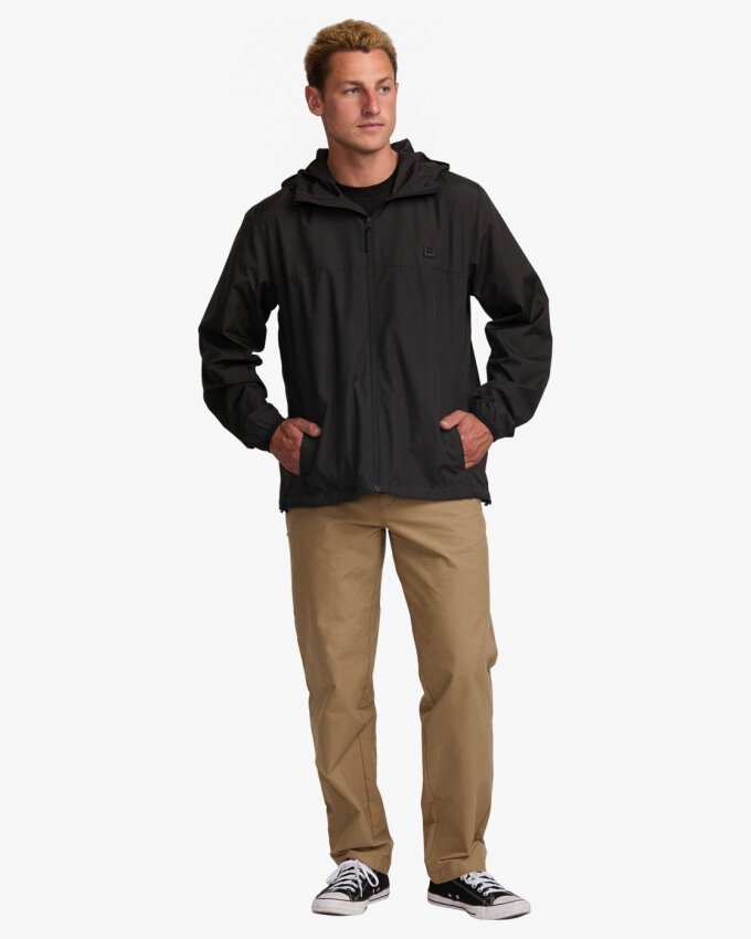 Billabong Transport Windbreaker Siyah Erkek Rüzgarlık - 3
