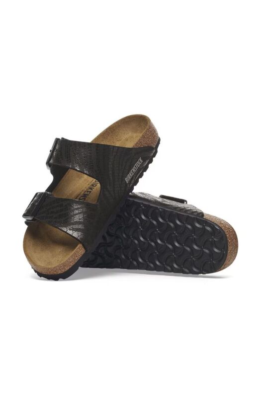 Birkenstock Arizona Bf Animal Print Siyah Kadın Terlik - 4