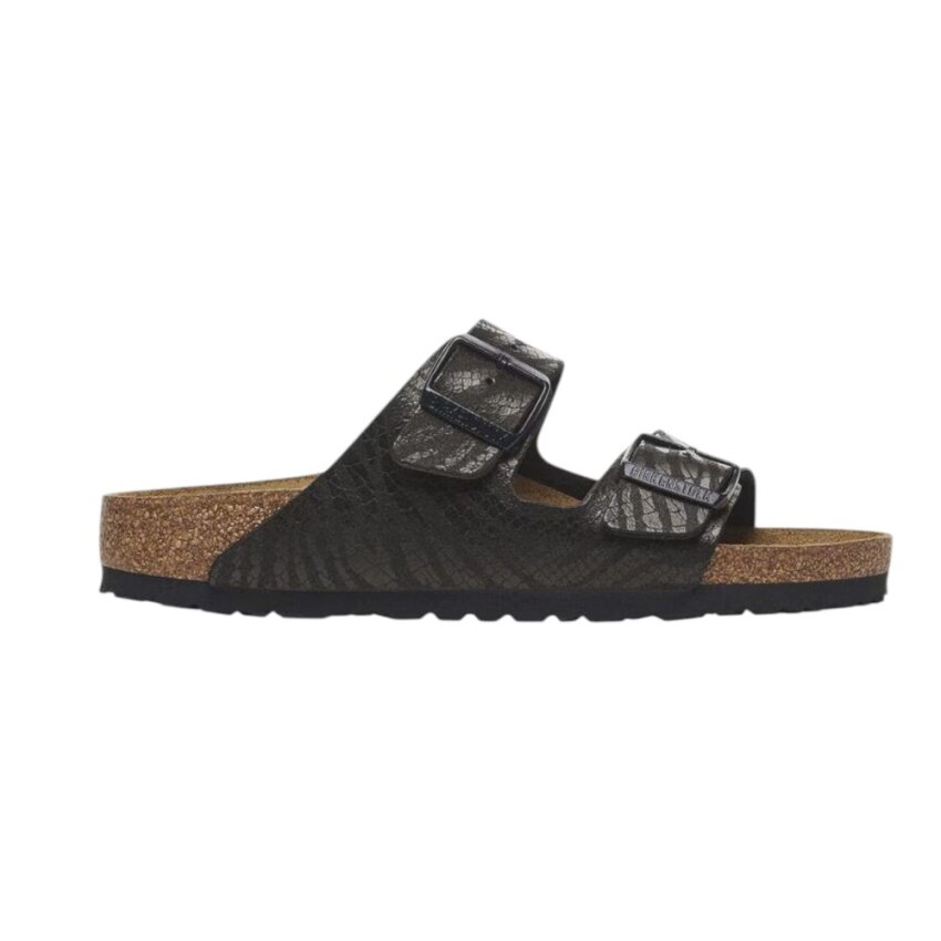 Birkenstock Arizona Bf Animal Print Siyah Kadın Terlik - 1