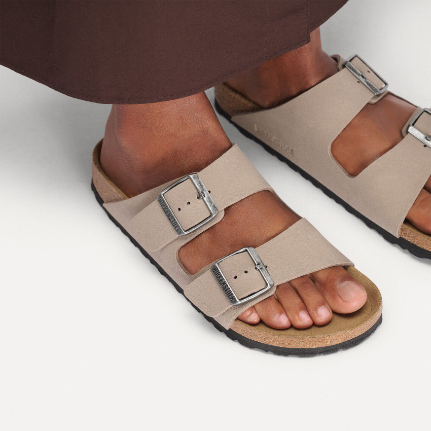 Birkenstock Arizona BF NU Bej Unisex Terlik - 8