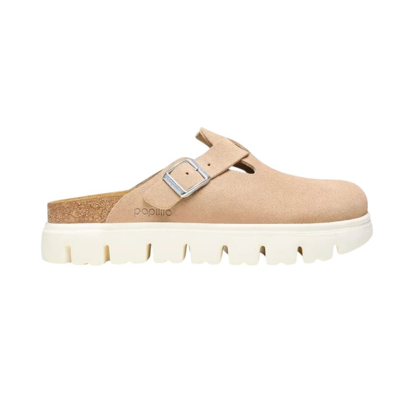 Birkenstock BOSTON CHUNKY VL Bej Kadın Terlik 