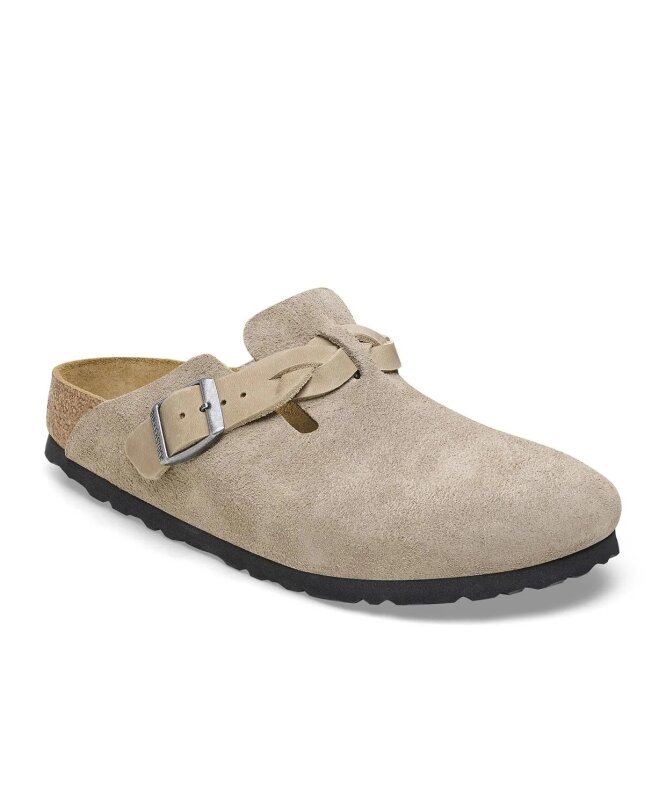 Birkenstock BOSTON VL BRAIDED Bej Kadın Terlik - 2